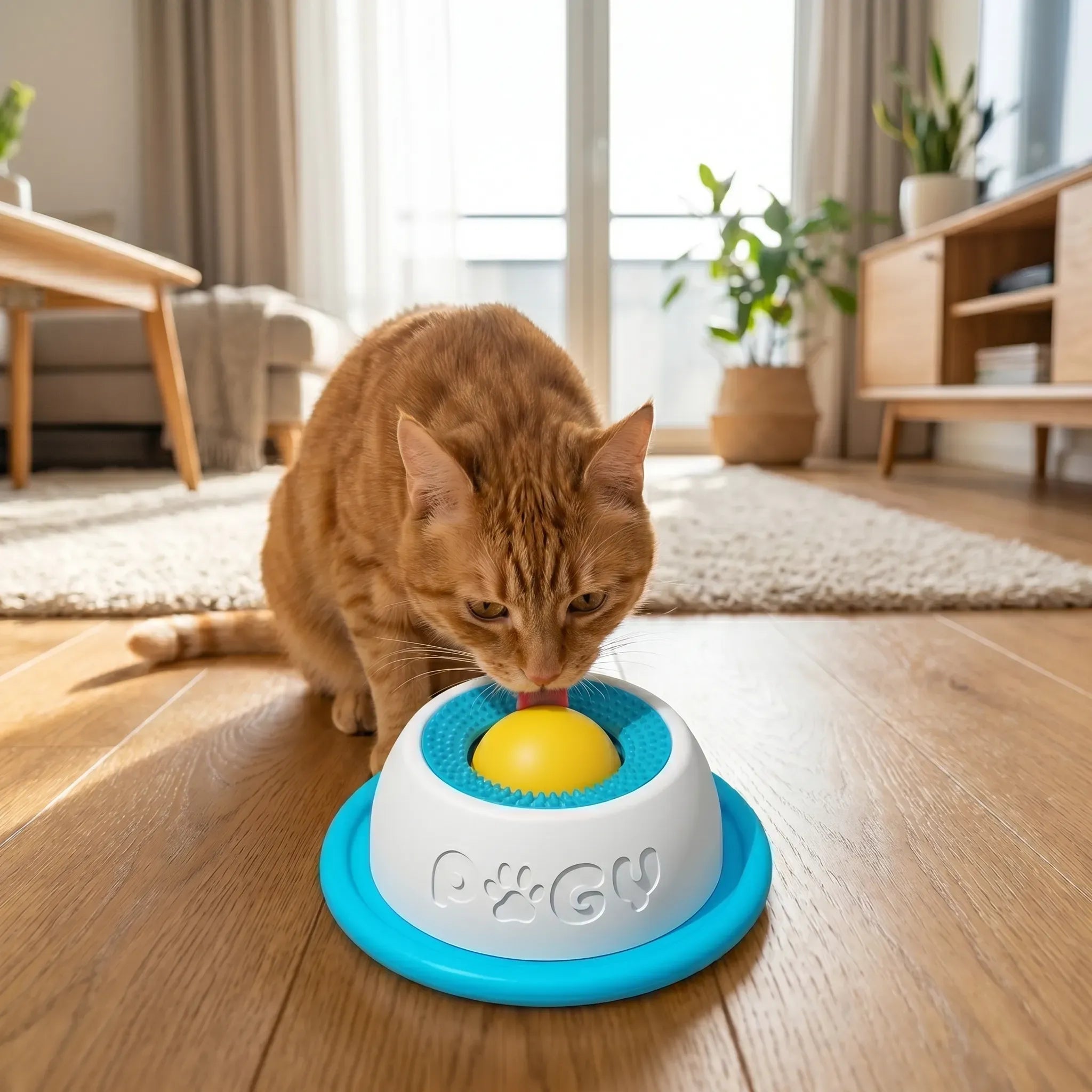 Pugy LickSlow — Disco Lambedor Anti-Derramamento para Pets